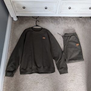 & Other Stories Olive Green Crewneck Sweater